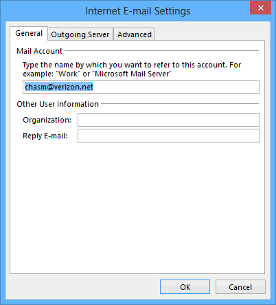 cannot set up email in outlook 2016